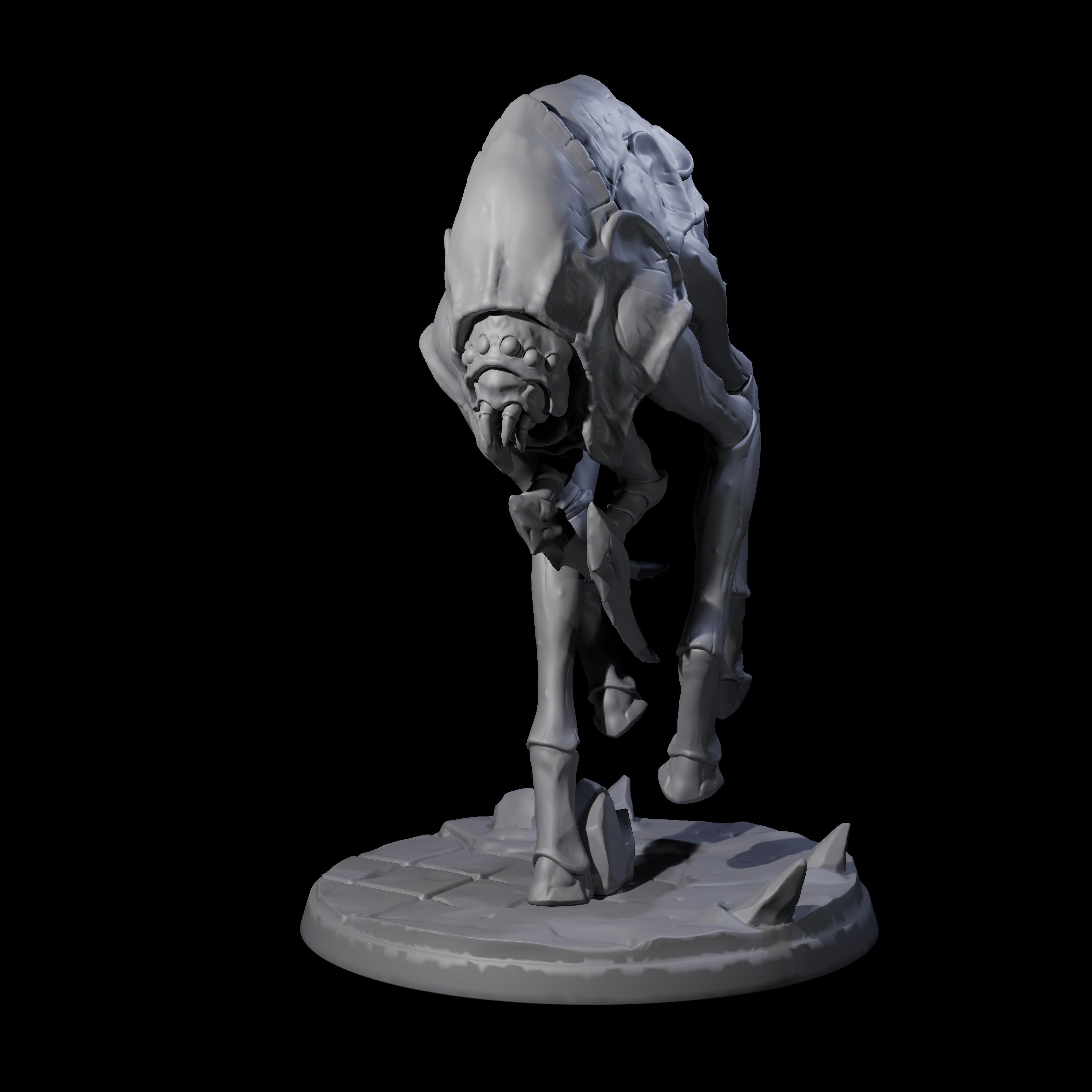 Stalking Underdark Ankheg D Miniature for Dungeons and Dragons, Pathfinder or other TTRPGs