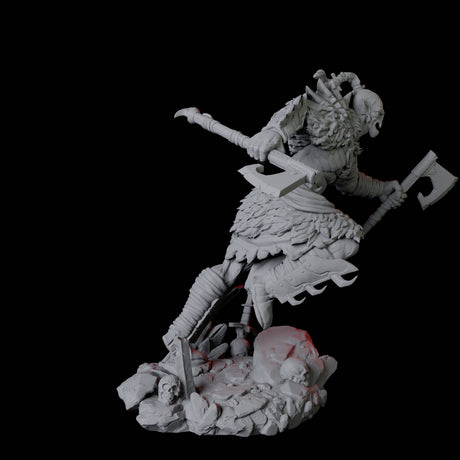 Stalking Urdefhan Warrior A Miniature for Dungeons and Dragons, Pathfinder or other TTRPGs