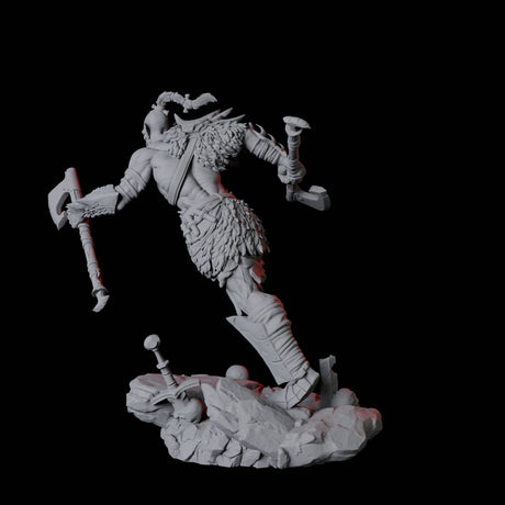Stalking Urdefhan Warrior A Miniature for Dungeons and Dragons, Pathfinder or other TTRPGs