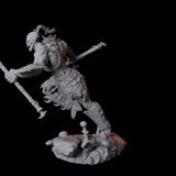 Stalking Urdefhan Warrior A Miniature for Dungeons and Dragons, Pathfinder or other TTRPGs