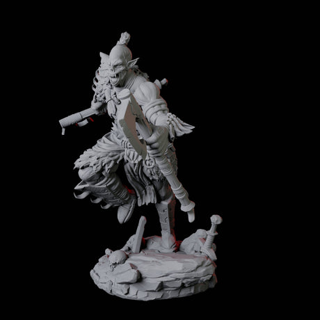 Stalking Urdefhan Warrior A Miniature for Dungeons and Dragons, Pathfinder or other TTRPGs