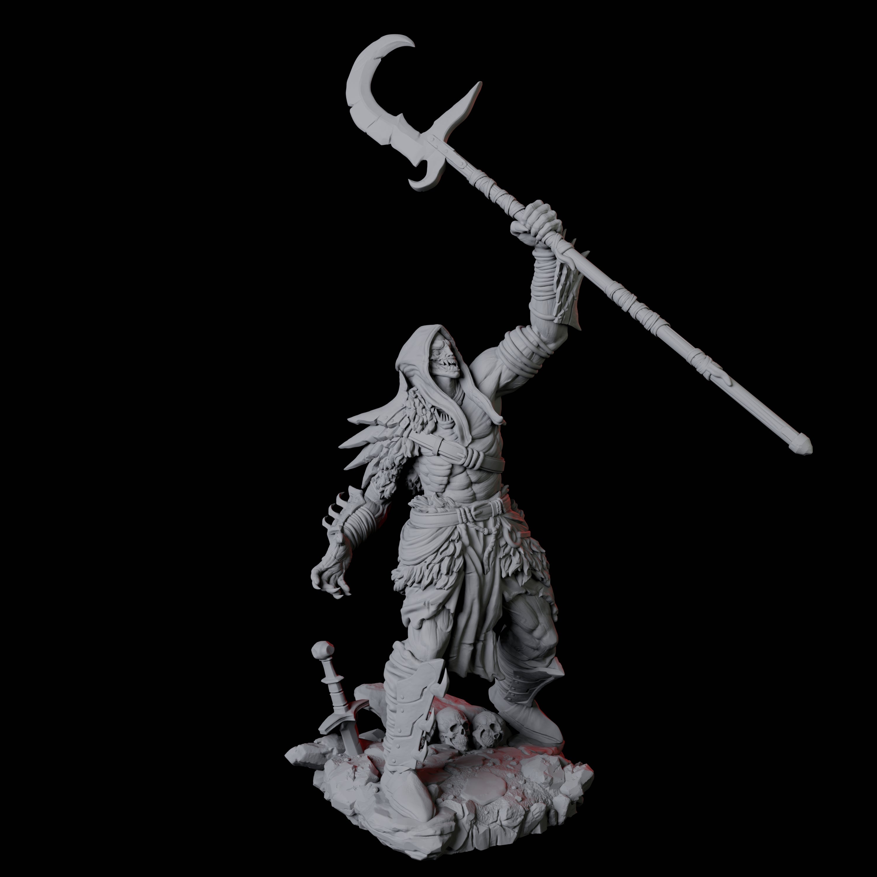 Stalking Urdefhan Warrior B Miniature for Dungeons and Dragons, Pathfinder or other TTRPGs