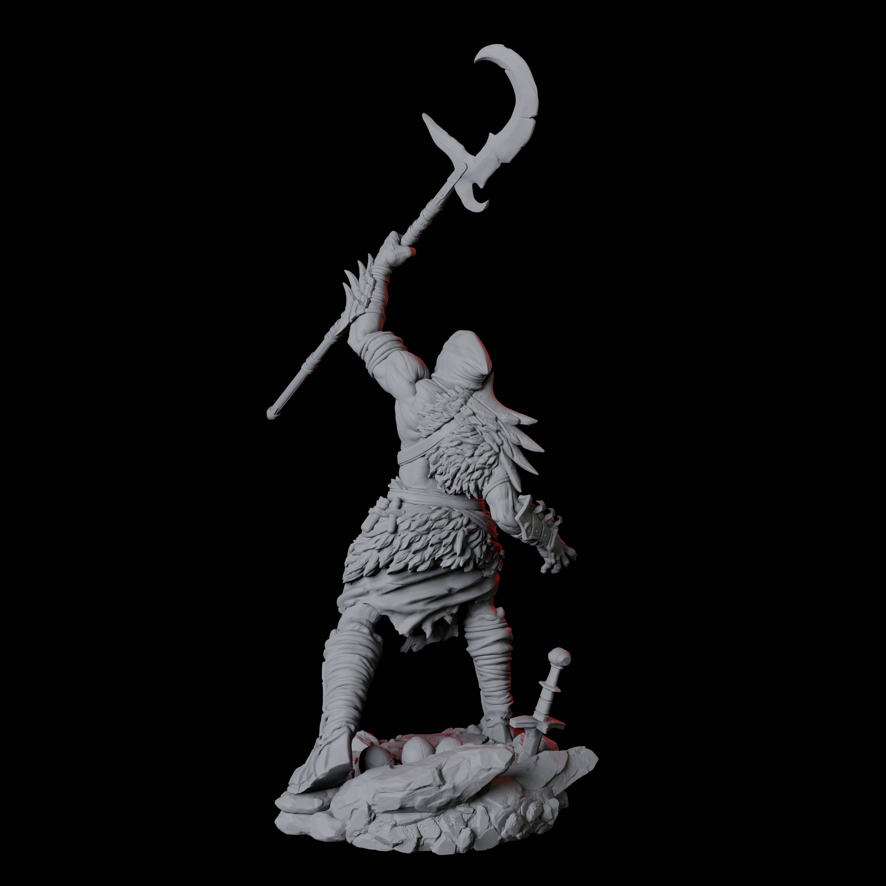 Stalking Urdefhan Warrior B Miniature for Dungeons and Dragons, Pathfinder or other TTRPGs