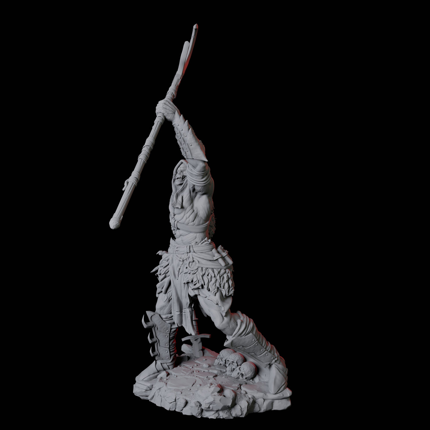 Stalking Urdefhan Warrior B Miniature for Dungeons and Dragons, Pathfinder or other TTRPGs