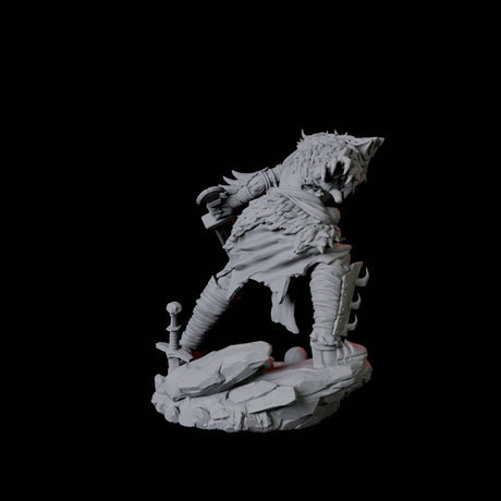 Stalking Urdefhan Warrior C Miniature for Dungeons and Dragons, Pathfinder or other TTRPGs