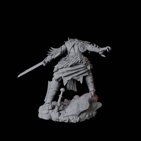 Stalking Urdefhan Warrior C Miniature for Dungeons and Dragons, Pathfinder or other TTRPGs