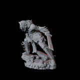 Stalking Urdefhan Warrior C Miniature for Dungeons and Dragons, Pathfinder or other TTRPGs