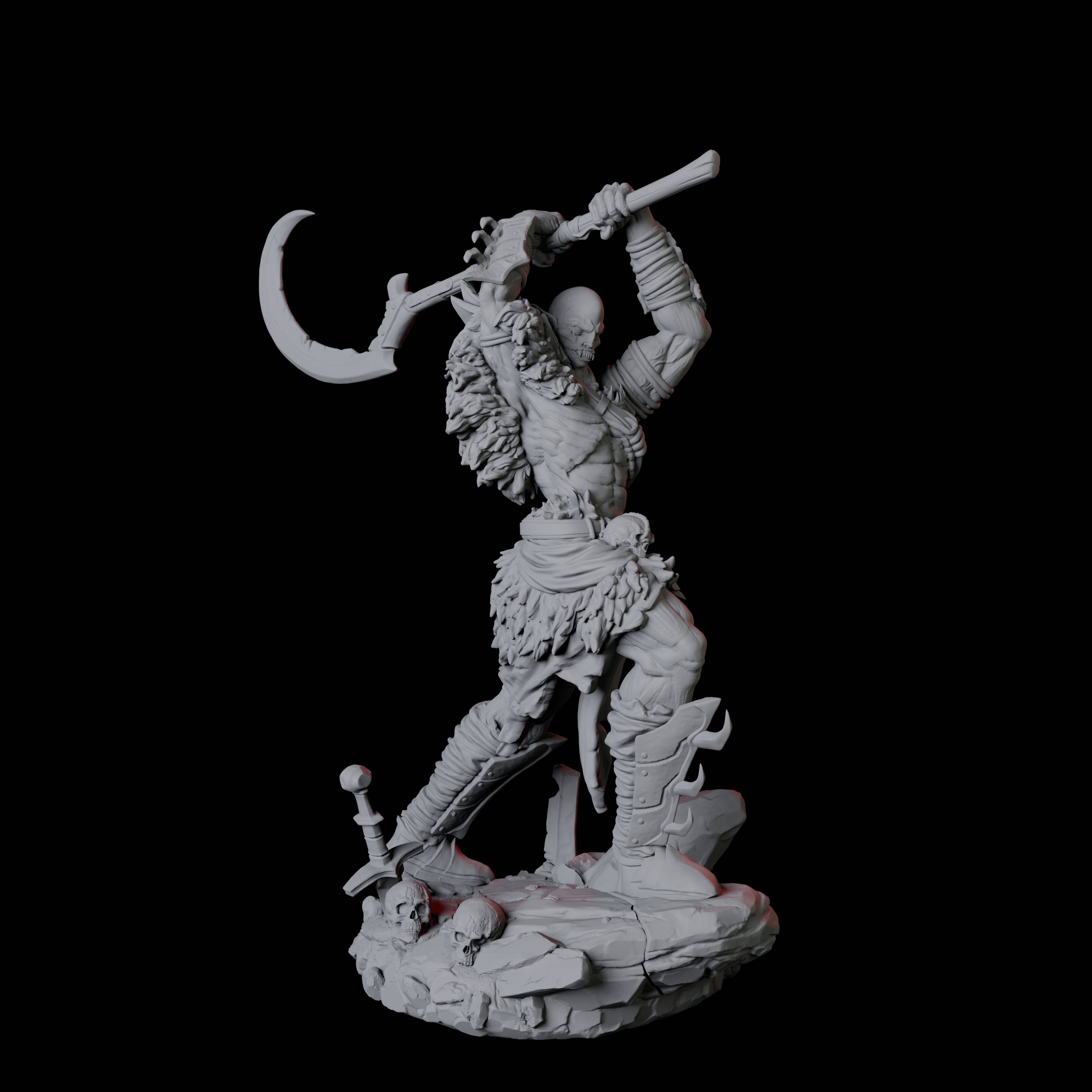 Stalking Urdefhan Warrior D Miniature for Dungeons and Dragons, Pathfinder or other TTRPGs