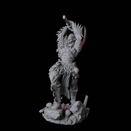 Stalking Urdefhan Warrior D Miniature for Dungeons and Dragons, Pathfinder or other TTRPGs