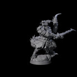 Stalking Winged Dragonborn Battlemaster Miniature for Dungeons and Dragons, Pathfinder or other TTRPGs