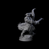 Stalking Winged Dragonborn Battlemaster Miniature for Dungeons and Dragons, Pathfinder or other TTRPGs