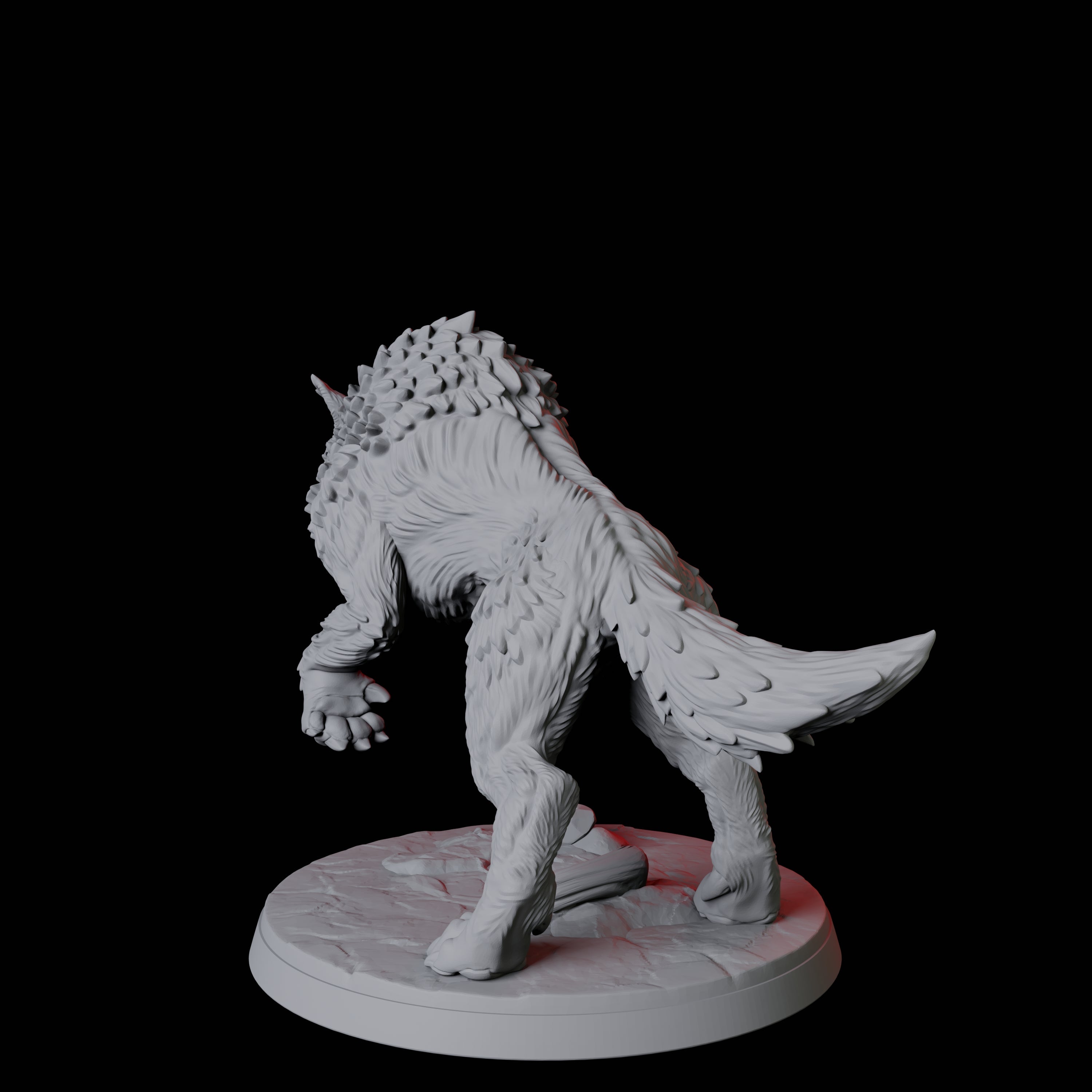 Stalking Wolf A Miniature for Dungeons and Dragons, Pathfinder or other TTRPGs