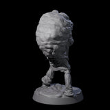 Stalking Zombie Santa Miniature for Dungeons and Dragons, Pathfinder or other TTRPGs