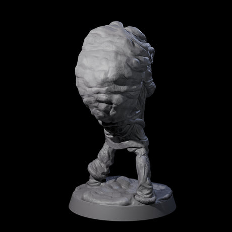 Stalking Zombie Santa Miniature for Dungeons and Dragons, Pathfinder or other TTRPGs
