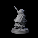 Stalwart Dohwar Lancer Miniature for Dungeons and Dragons, Pathfinder or other TTRPGs