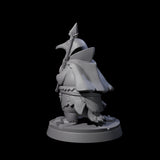 Stalwart Dohwar Lancer Miniature for Dungeons and Dragons, Pathfinder or other TTRPGs
