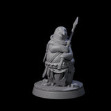 Stalwart Dohwar Lancer Miniature for Dungeons and Dragons, Pathfinder or other TTRPGs