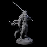 Stalwart Dragonborn Crusader Miniature for Dungeons and Dragons, Pathfinder or other TTRPGs