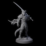 Stalwart Dragonborn Crusader Miniature for Dungeons and Dragons, Pathfinder or other TTRPGs