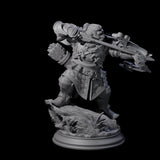 Stalwart Dwarf Warrior Miniature for Dungeons and Dragons, Pathfinder or other TTRPGs
