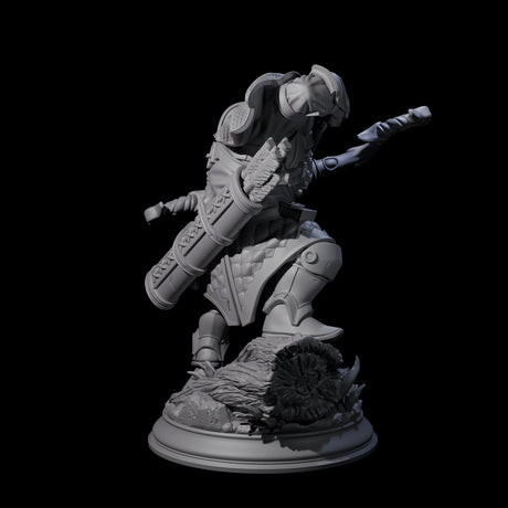Stalwart Dwarf Warrior Miniature for Dungeons and Dragons, Pathfinder or other TTRPGs