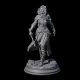 Stalwart Human Paladin Miniature for Dungeons and Dragons, Pathfinder or other TTRPGs