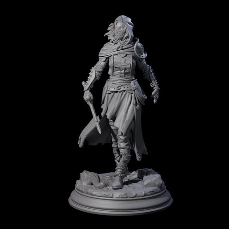 Stalwart Human Paladin Miniature for Dungeons and Dragons, Pathfinder or other TTRPGs