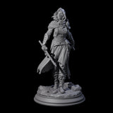 Stalwart Human Paladin Miniature for Dungeons and Dragons, Pathfinder or other TTRPGs