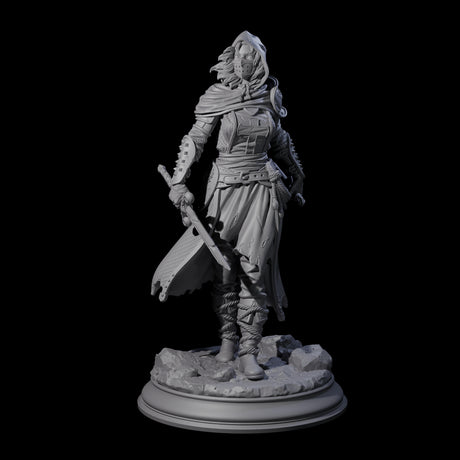 Stalwart Human Paladin Miniature for Dungeons and Dragons, Pathfinder or other TTRPGs