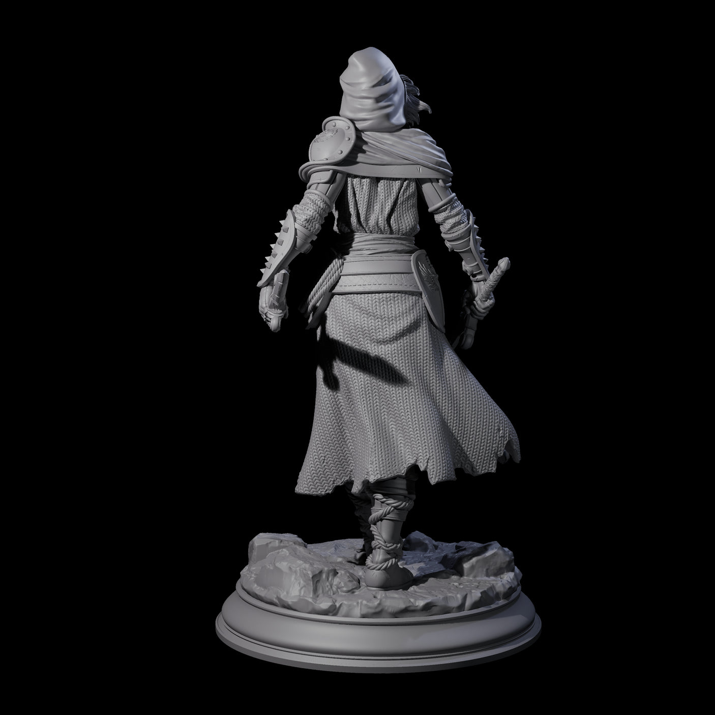 Stalwart Human Paladin Miniature for Dungeons and Dragons, Pathfinder or other TTRPGs