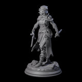 Stalwart Human Paladin Miniature for Dungeons and Dragons, Pathfinder or other TTRPGs