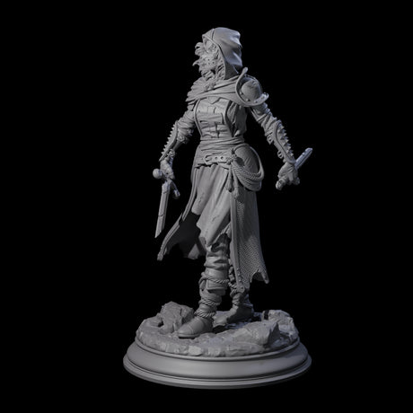 Stalwart Human Paladin Miniature for Dungeons and Dragons, Pathfinder or other TTRPGs