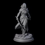 Stalwart Human Paladin Miniature for Dungeons and Dragons, Pathfinder or other TTRPGs