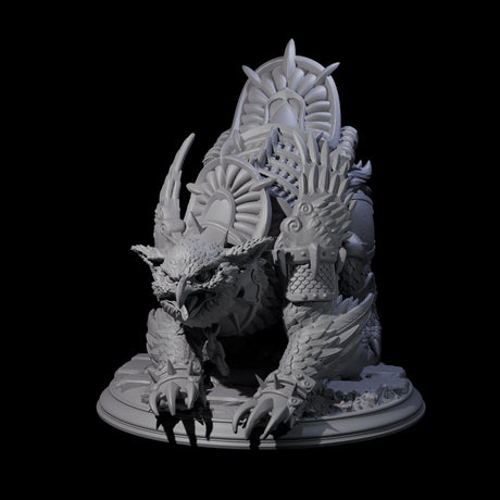 Stalwart Owlbear Guardian Miniature for Dungeons and Dragons, Pathfinder or other TTRPGs