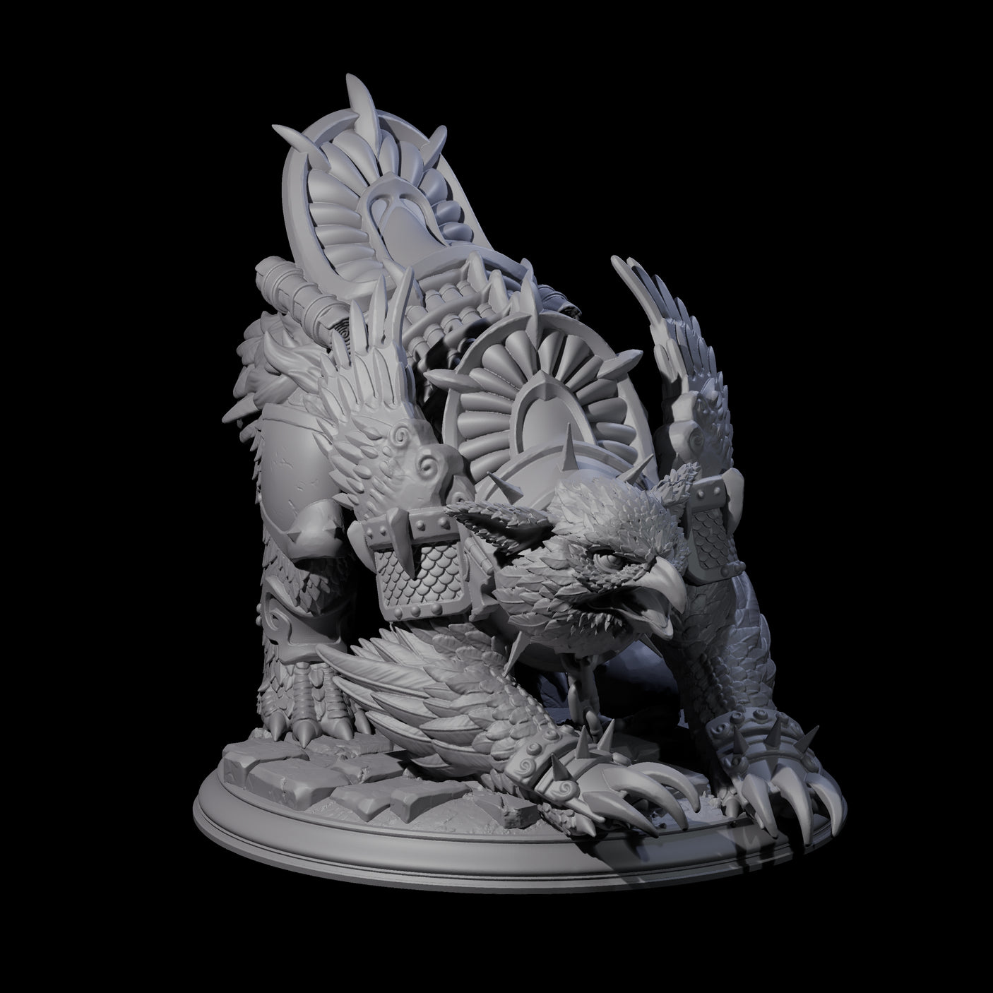 Stalwart Owlbear Guardian Miniature for Dungeons and Dragons, Pathfinder or other TTRPGs