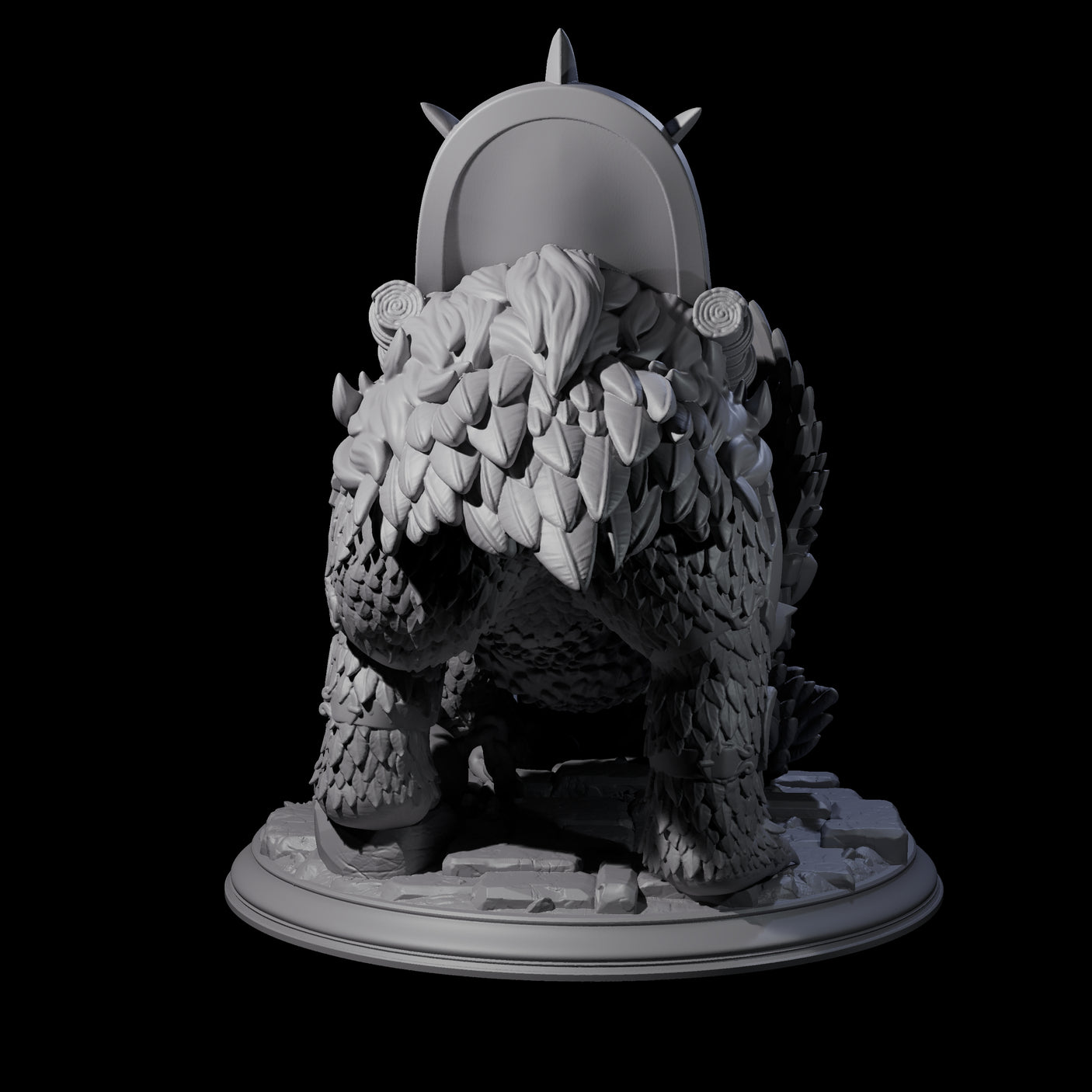 Stalwart Owlbear Guardian Miniature for Dungeons and Dragons, Pathfinder or other TTRPGs