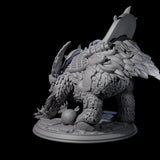 Stalwart Owlbear Guardian Miniature for Dungeons and Dragons, Pathfinder or other TTRPGs