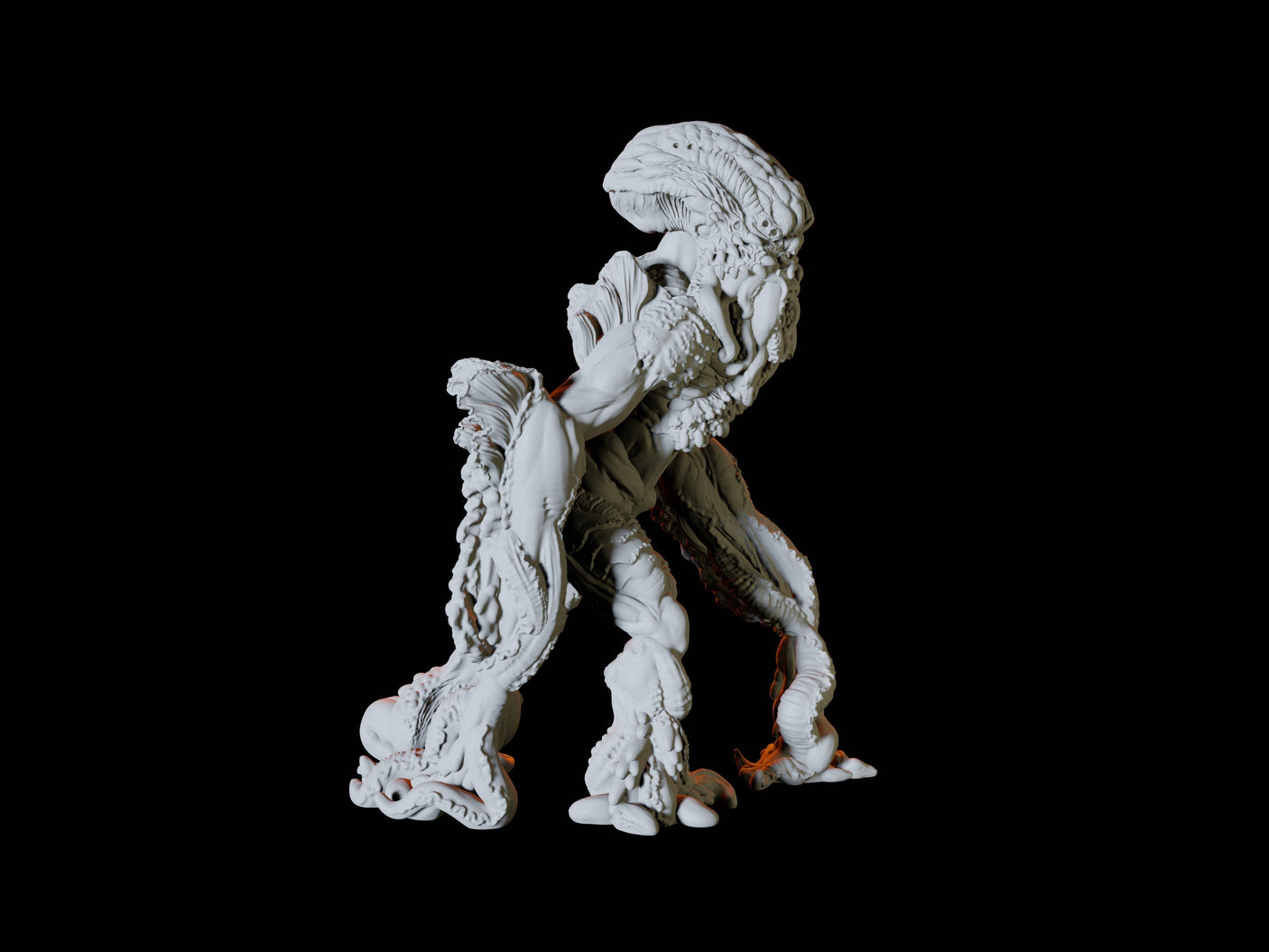 Star Spawn Hulk Type A Miniature for Dungeons and Dragons, Pathfinder or other TTRPGs