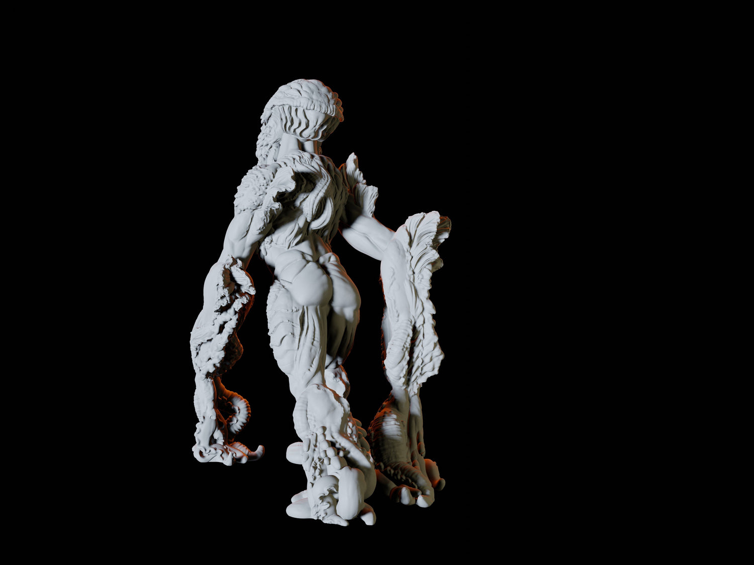 Star Spawn Hulk Type A Miniature for Dungeons and Dragons, Pathfinder or other TTRPGs