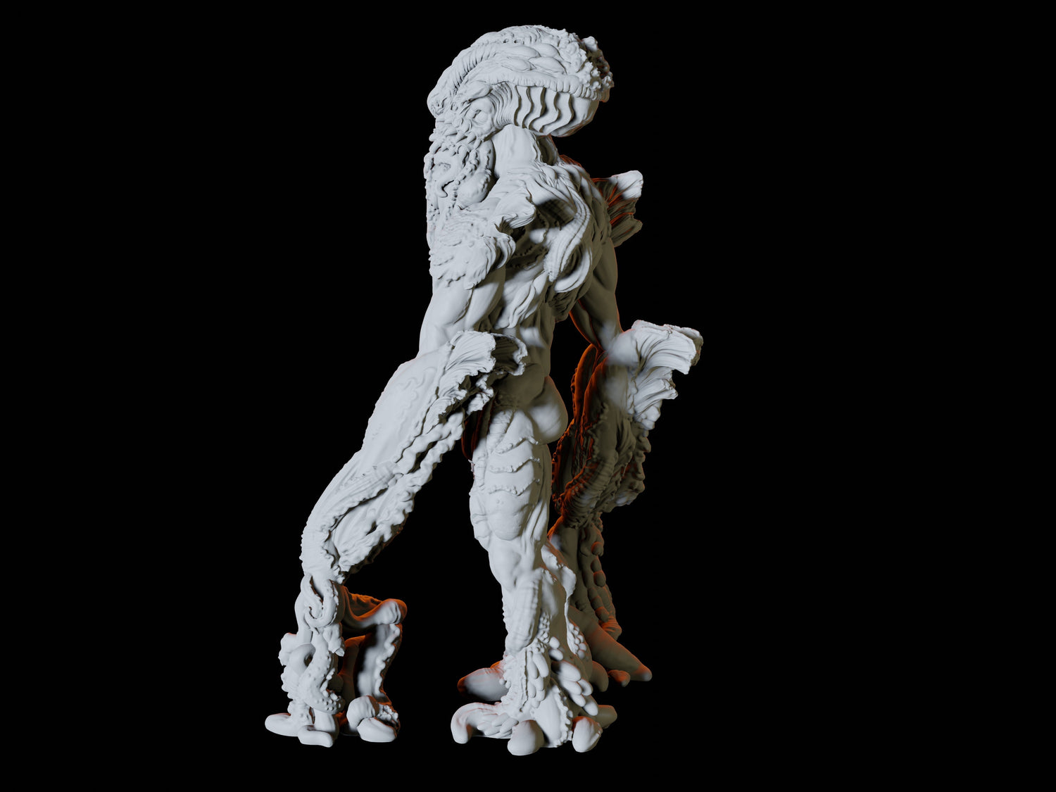 Star Spawn Hulk Type B Miniature for Dungeons and Dragons, Pathfinder or other TTRPGs