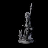 Starborn Human Cleric Miniature for Dungeons and Dragons, Pathfinder or other TTRPGs