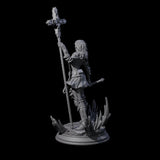 Starborn Human Cleric Miniature for Dungeons and Dragons, Pathfinder or other TTRPGs