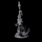 Starborn Human Cleric Miniature for Dungeons and Dragons, Pathfinder or other TTRPGs