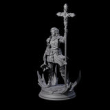 Starborn Human Cleric Miniature for Dungeons and Dragons, Pathfinder or other TTRPGs