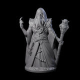 Staring Mind Flayer Arcanist Miniature for Dungeons and Dragons, Pathfinder or other TTRPGs