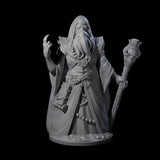 Staring Mind Flayer Arcanist Miniature for Dungeons and Dragons, Pathfinder or other TTRPGs