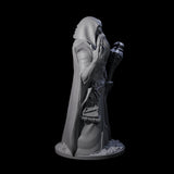 Staring Mind Flayer Arcanist Miniature for Dungeons and Dragons, Pathfinder or other TTRPGs