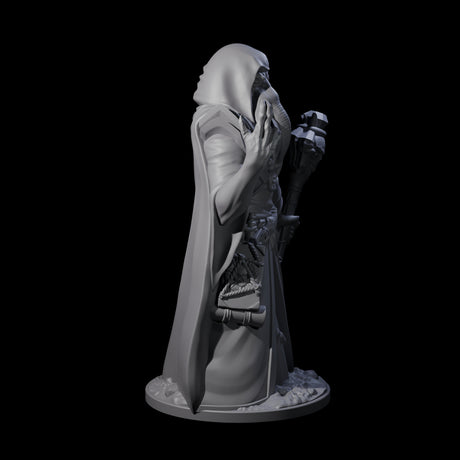 Staring Mind Flayer Arcanist Miniature for Dungeons and Dragons, Pathfinder or other TTRPGs