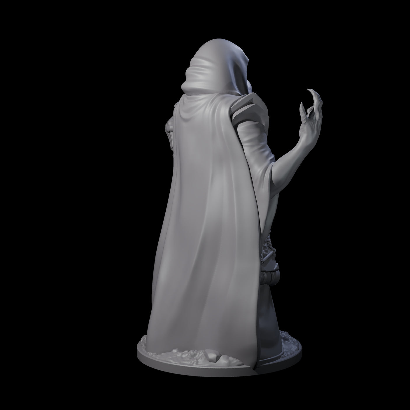 Staring Mind Flayer Arcanist Miniature for Dungeons and Dragons, Pathfinder or other TTRPGs
