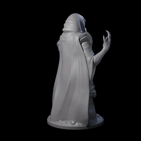 Staring Mind Flayer Arcanist Miniature for Dungeons and Dragons, Pathfinder or other TTRPGs
